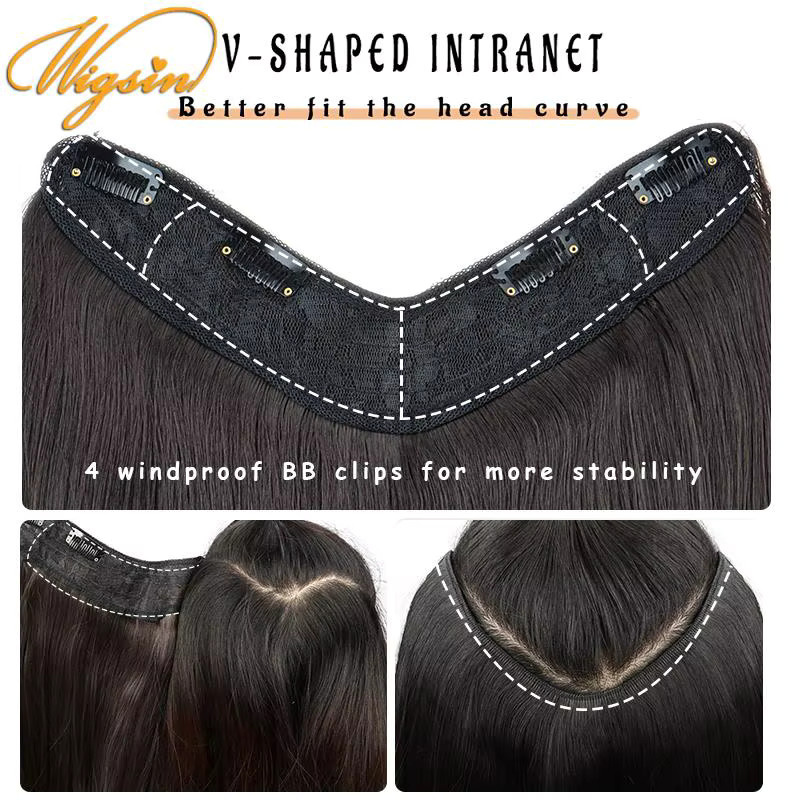 WIGSIN Haarverlängerung, 55 cm, glatt, synthetisch, Damen - Bild 4