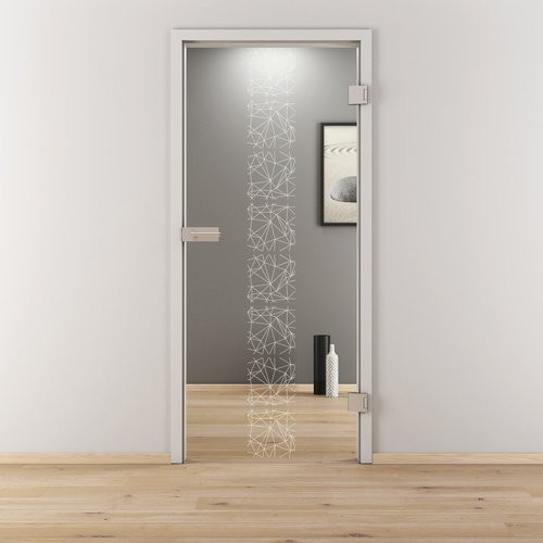 NOVADOORS Glasdrehtür NOVA 504 aus ESG Glas in transparent, B/H: 70,9 x 197,2 cm - Bild 1