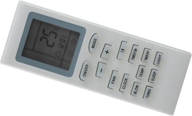 KONNWEI Universelle Infrarot-Fernbedienung für Klimaanlagen als Ersatz für GELI in Schwarz - Bild 1