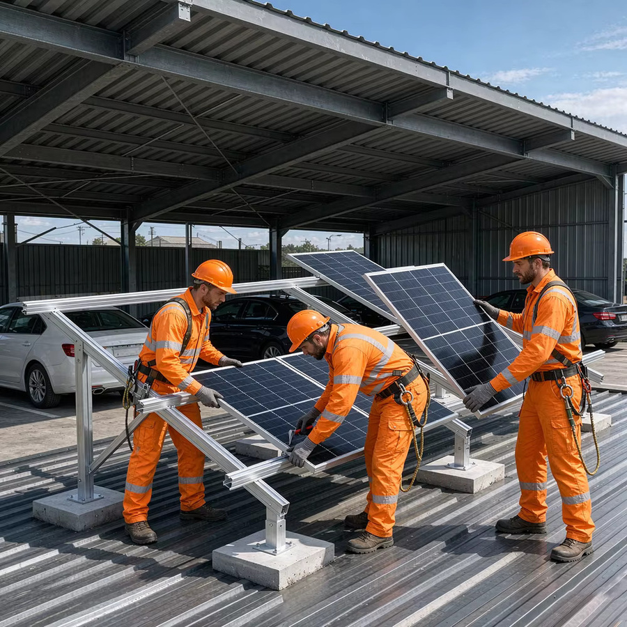 RVPOZWER 300W Solarmodul N-Typ Monokristallin in Schwarz mit 25% Effizienz für Off-Grid Anwendungen - Bild 4