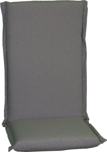 BEO Hochlehnerauflage Ascot grau B/B/H: 120 x 52 x 8 cm - Bild 1