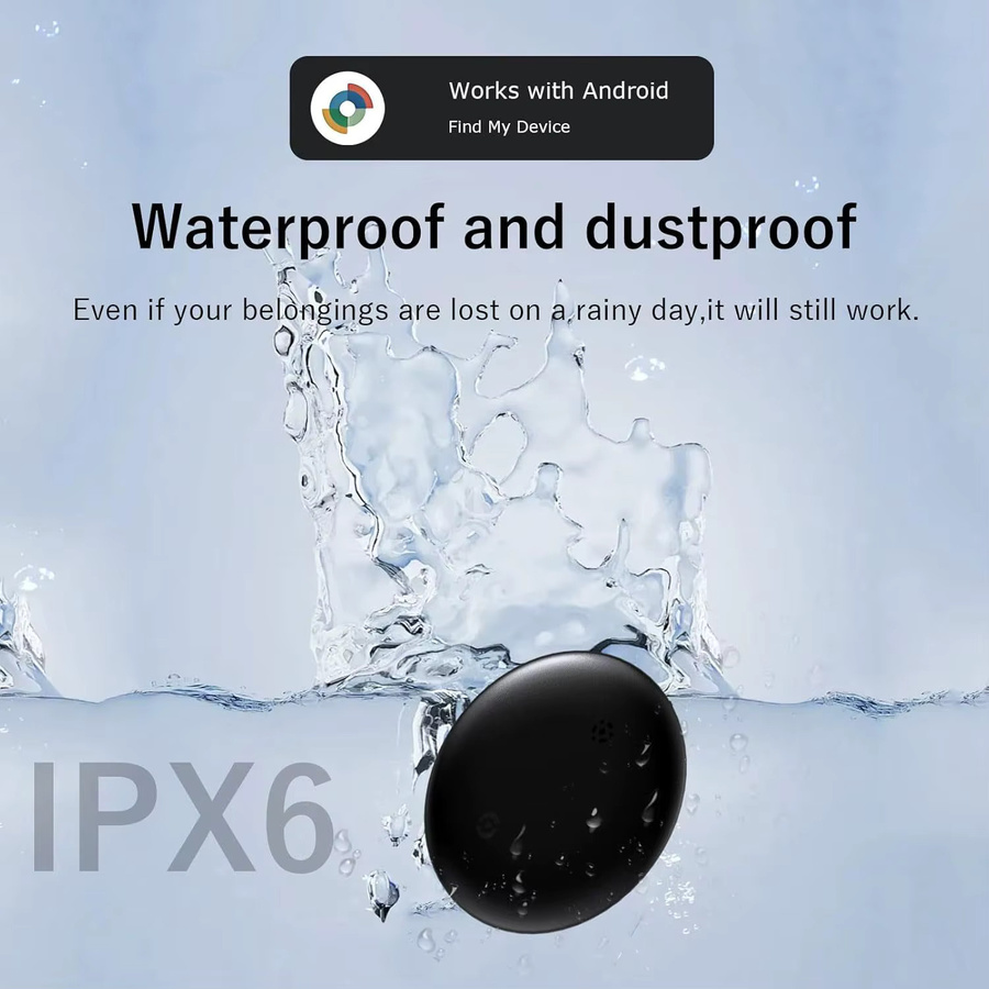 Leapii Bluetooth-Tracker für Android, wasserdicht, Farbe: Schwarz - Bild 3