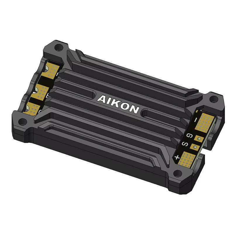 AIKON AK8 80A Single ESC, Schwarz, Metall - Bild 2