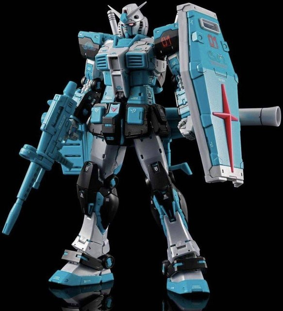 Bandai Hatsune Miku RG RX-78-2 2.0 Plastikmodellbausatz, bunt - Bild 1