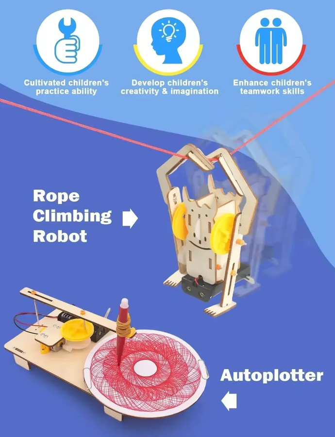 SONGYI STEM-Spielzeug, 3D-Holzpuzzles, Gebäudemodellbausätze, 1-teiliges Set - Bild 2