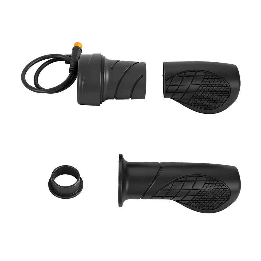 Wasserdichter Twist Throttle Halbgriff für Elektrofahrräder und Elektroroller in Schwarz - Bild 2