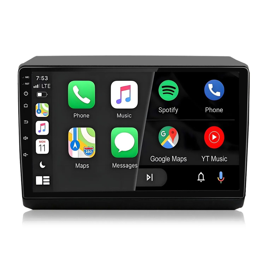 Junsun Autoradio mit Bluetooth und GPS für Fiat Ducato, Peugeot Boxer und Citroen Jumper (2011-2023), Schwarz, 9.0 Zoll - Bild 2