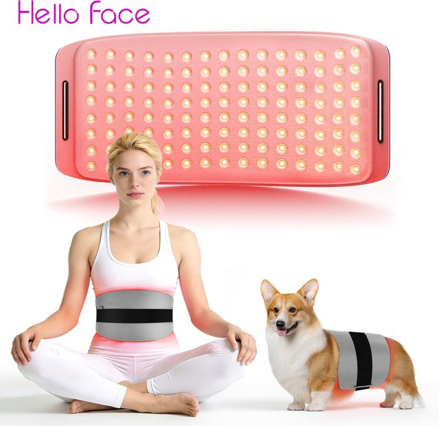 Hello Face L120 LED Lichttherapie Gürtel, Drahtlos, Schwarz, Unisex - Bild 1