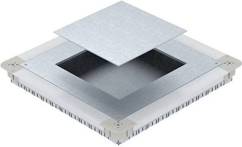 OBO Bettermann Unterflur-Gerätedose UGD55 350-3 9R in Silber - Bild 1