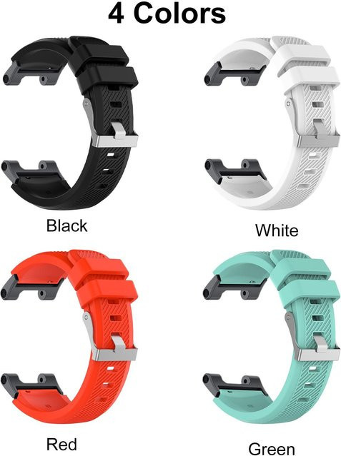 KaiSai Uhrenarmband Silikon, Schwarz, Unisex - Bild 1