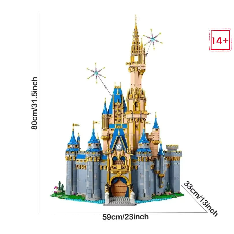 Disney Schloss und Umgebung Bausteine, 4837 Teile, ab 14 Jahre - Bild 3