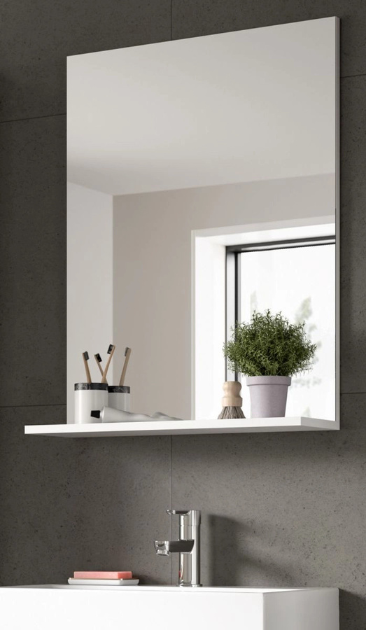 Badezimmer Spiegel Shawn von Inn.Furn in Weiß, B: 60 cm, H: 79 cm - Bild 1