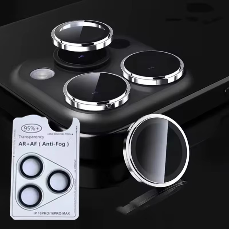 2-3 Stück Kamera Objektiv Schutzglas Set für Apple iPhone 17 16 Pro Max und iPhone 14 Pro Max, gehärtetes Glas, Schwarz und Transparent - Bild 2