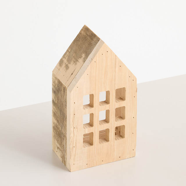 Green Living Holzhaus Schmal in Braun - Bild 1