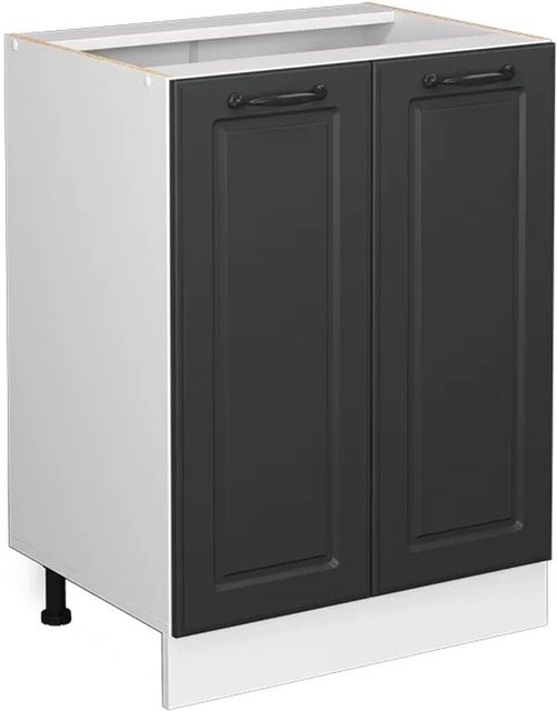 Vicco Küchenunterschrank R-Line Landhaus Weiß-Anthrazit Breite: 60 cm - Bild 1