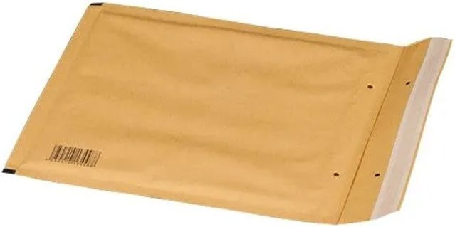 100 Luftpolsterumschläge B5+ von PROREGAL in Braun mit Haftklebung und Abdeckstreifen, L x B: 26,5 x 21,5 cm - Bild 1
