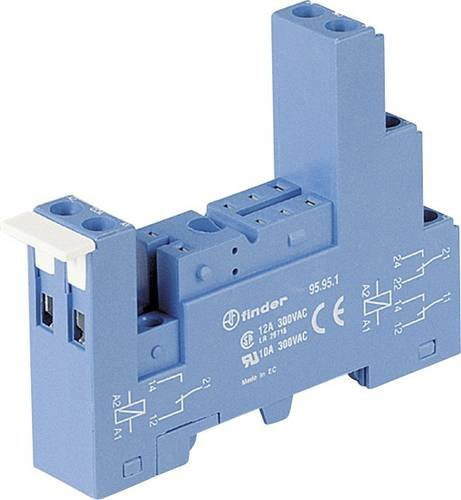 Finder 95.05 Relaissockel in Blau passend für Serie 40, Serie 44, 40.52, 40.61 und 44.62 - Bild 1