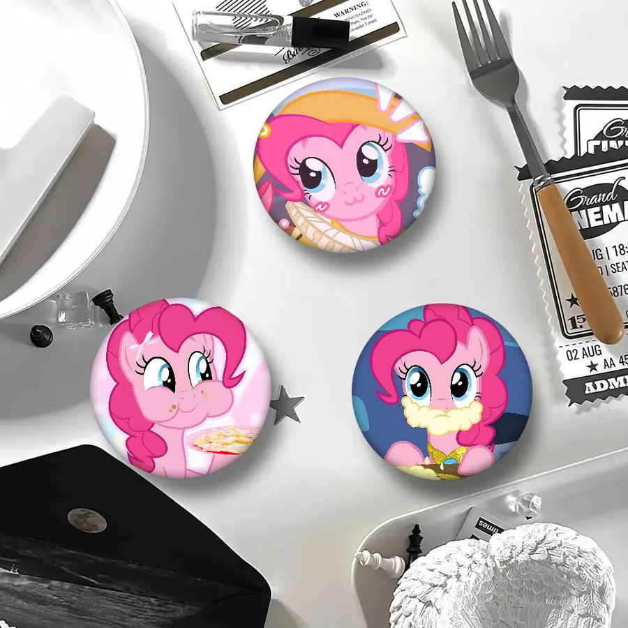 Brosche P-Pinkie P-PieS, Runde Cosplay-Pins - Bild 3