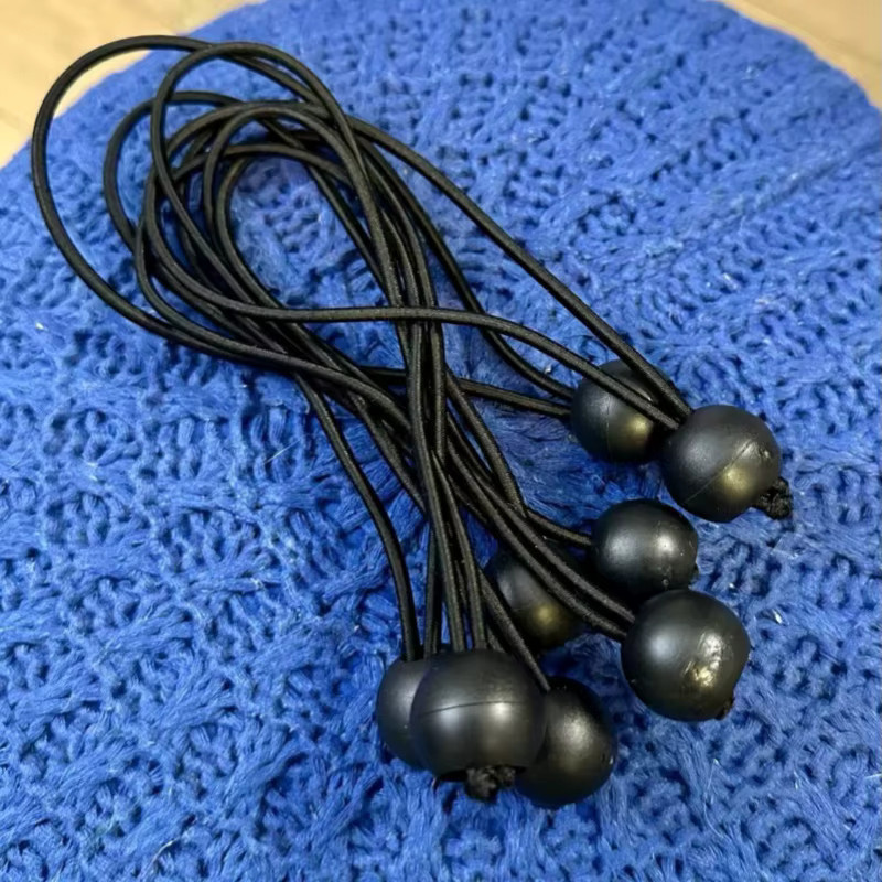 18 Stück elastische Gummiriemen in Schwarz, 10 cm für DIY-Projekte und Befestigungen - Bild 5