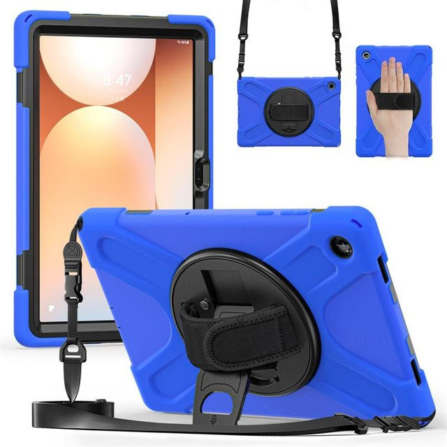 Samsung Tablet Hülle mit Schultergurt für Galaxy Tab A11 Plus, A9, A9+ und A11 8.7 Zoll in Blau - Bild 1