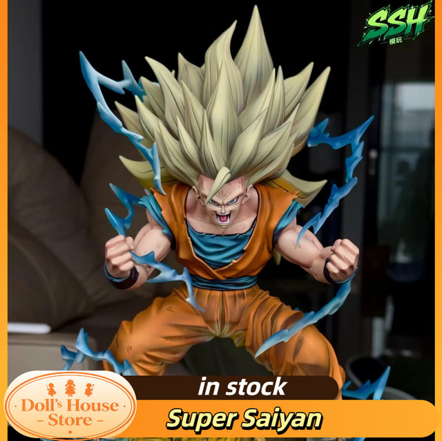 Bandai Dragon Ball Son Goku SSJ3 Goku, Actionfigur, 33cm, Kunststoff - Bild 1