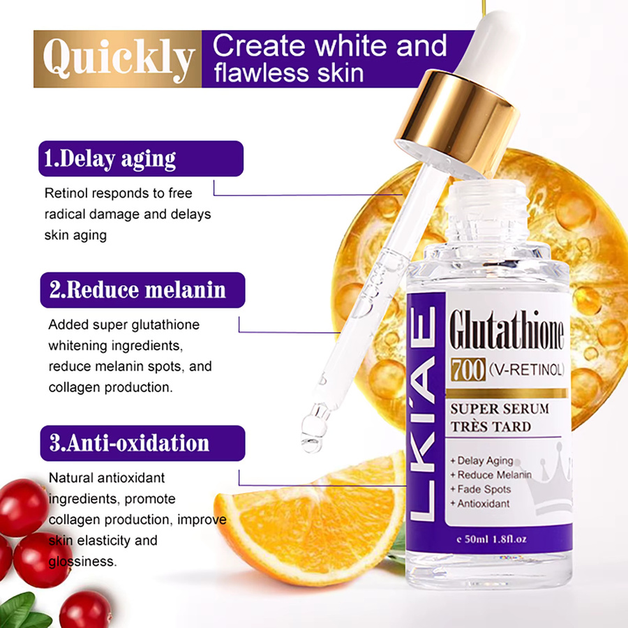 LKIAE Glutathion Whitening Gesichtsserum mit Retinol und Niacinamid - Bild 3