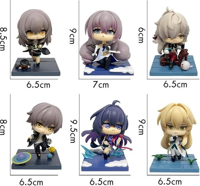 Fashnics Star Rail Actionfigur PVC 6-teiliges Set - Bild 1