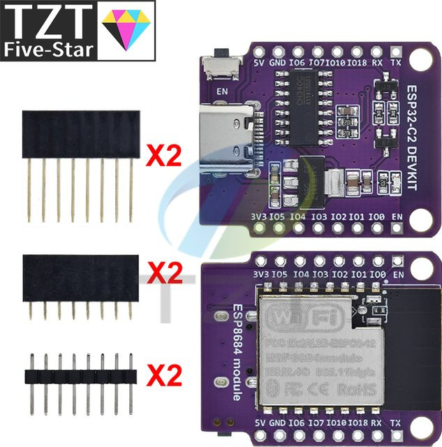 Wemos D1 Mini ESP8266 ESP32 Entwicklungsboard-Modul mit WIFI und Bluetooth in Purple - Bild 1
