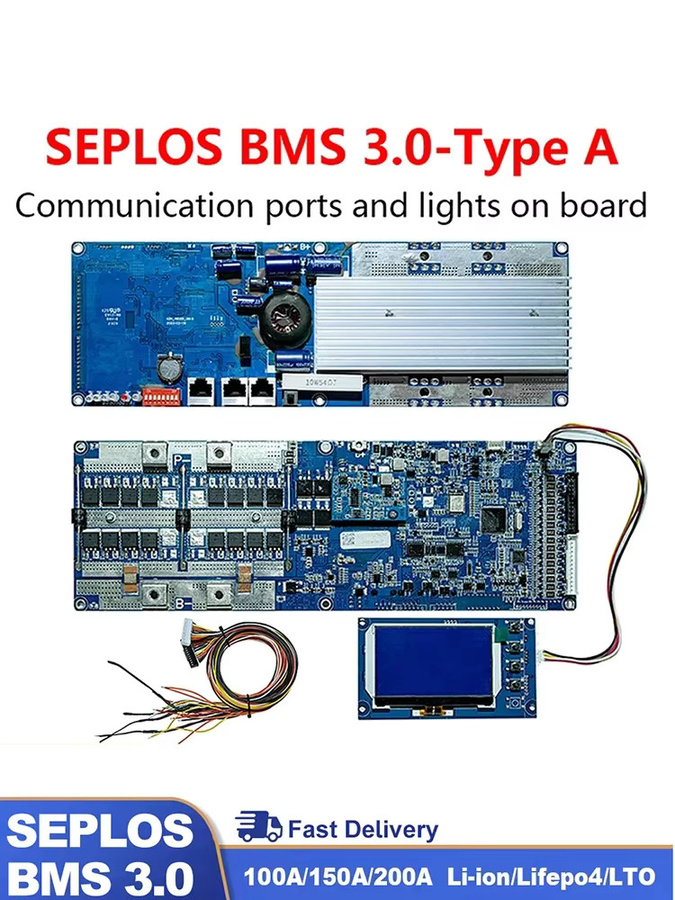 Seplos Smart BMS 3.0 Version mit WIFI und Bluetooth, RS485, kompatibel mit LiFePO4 und Li-Ion Akkus (8S bis 16S) - Bild 3