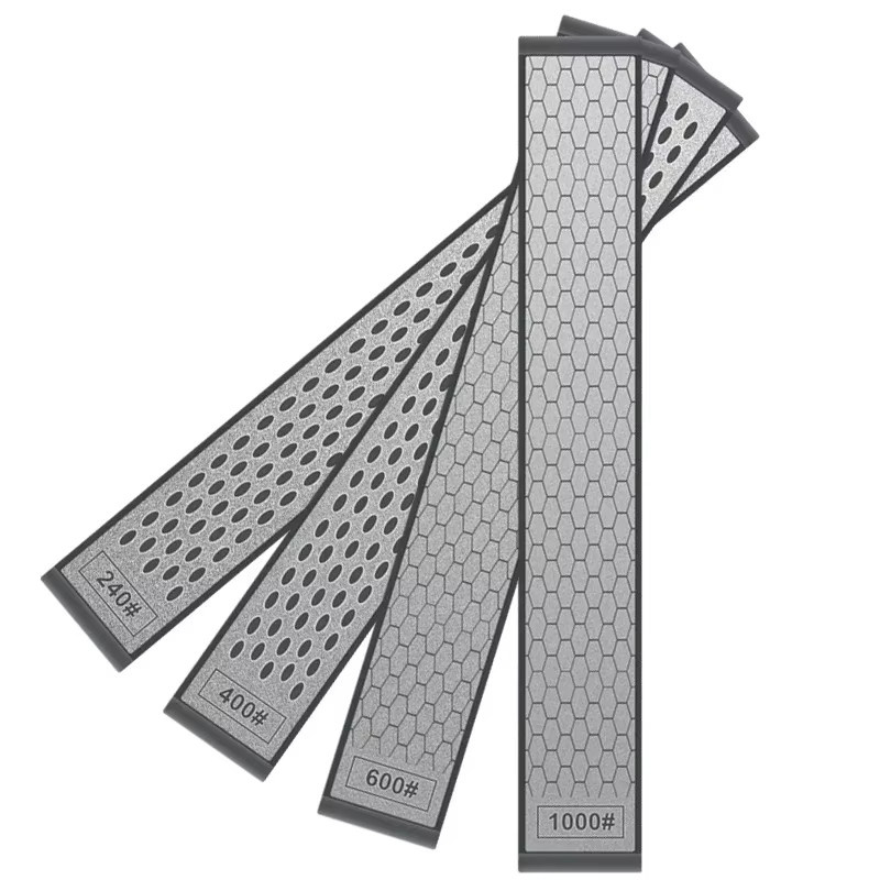 RSCHEF Diamant Schleifstein für Messer mit 240 bis 1000 Körnung, Grau, B: 16,0 cm, H: 2,0 cm, T: 2,0 cm - Bild 2