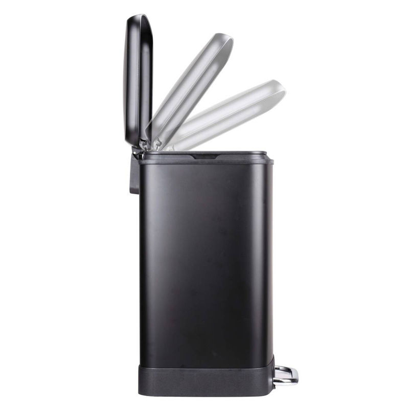 Dirt Devil Treteimer mit Soft-Close in Schwarz, 2 x 12 L, B/H/T: 37,5 x 51,3 x 34,8 cm - Bild 6