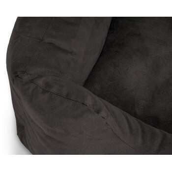Knuffelwuff Hundebett Dreamline Velours Schwarz XXL B: 120 cm, T: 85 cm - Bild 4
