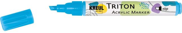 KREUL Triton Acrylic Marker edge Acrylmarker mit Keilspitze in Lichtblau - Bild 1
