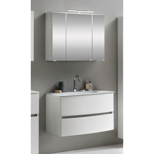 HELD MÖBEL Waschtisch-Set KOPENHAGEN in Weiss, 4-teilig, modern und wandmontiert - Bild 2