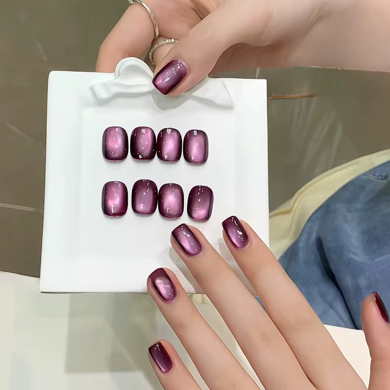 MIANEL Nagellack, Lila Katzenauge-Gel, 10 ml - Bild 2