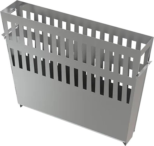 Alcadrain großer Edelstahl-Sammelkorb für Entwässerungsrinnen, Farbe: Silber, B/T/H: 48,2 x 38,0 x 48,2 cm - Bild 1