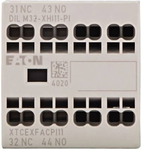 Eaton Hilfsschalterblock DILM32-XHI11-PI mit 1 Schließer und 1 Öffner 4 A - Bild 1