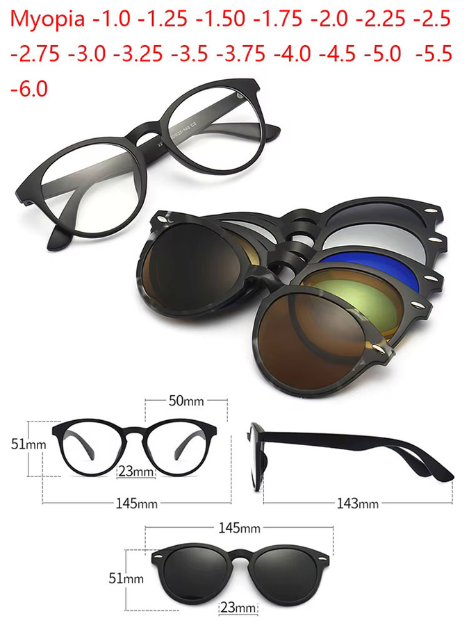 NINJONA 2205A Sonnenbrille, oval, Vollrand, Kunststoff, schwarz, polarisiert - Bild 3