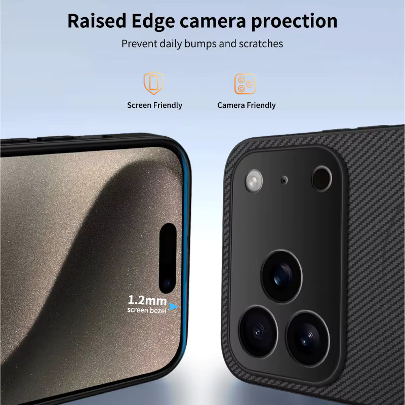 Magnetische Schutzhülle im Carbonfaser-Muster für Honor 600 Pro 600 Lite 500 X8D X8C X9C X9D in Schwarz - Bild 5