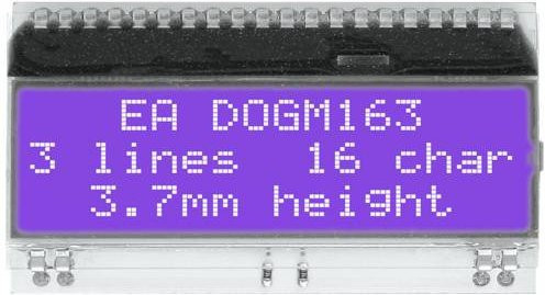 DISPLAY VISIONS 7-Segment-Anzeige Blau mit 3 Ziffern, 3.65mm, 3.3V - Bild 1