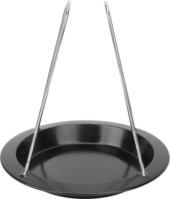 CosyHome Tragbarer Outdoor Camping Bräter aus Edelstahl für vertikales Brathähnchen, Grau - Bild 1