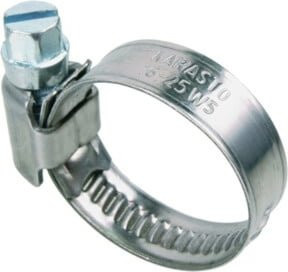 GEKA Schlauchschelle W5 aus Edelstahl in Silber, 2er Pack, Durchmesser: 20-32 mm, Breite: 9 mm, DIN 3017 - Bild 1