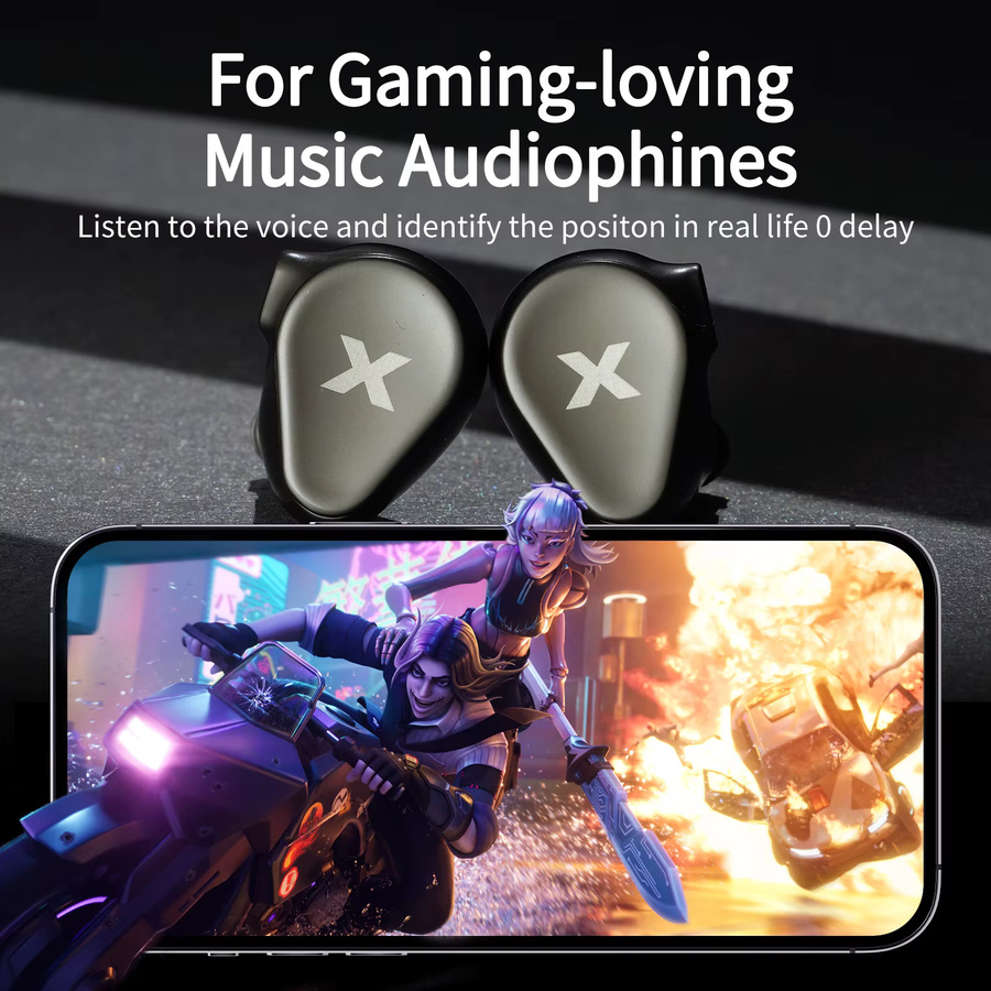 DUNU Titan X HiFi In-Ear-Monitor mit Dual-Magnet-Dynamik-Treiber und Metalllegierung-Gehäuse, 3,5 mm Jack oder USB-C mit Mikrofon für audiophiles Gaming - Bild 3