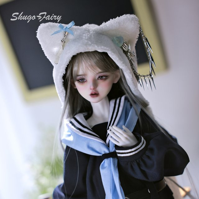 Shugafairy Moko A BJD-Puppe, Japanische Schuluniform-Stil Matrosenanzug, Komplettset, Blau - Bild 1