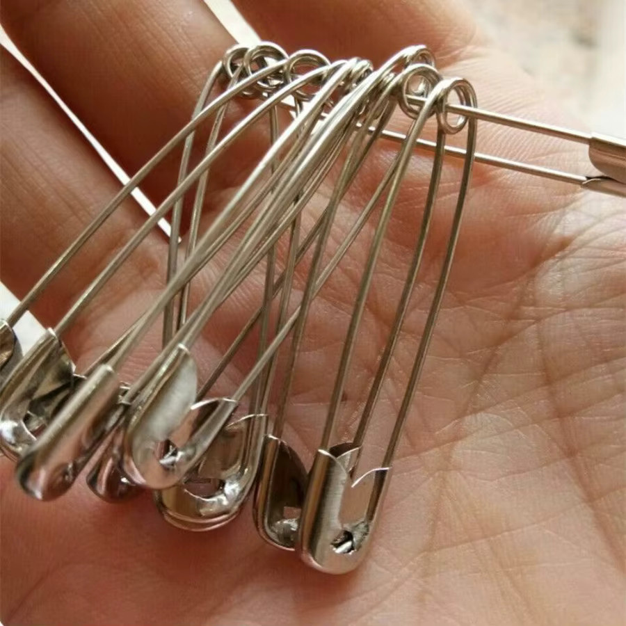 Mehrzweck Sicherheitsnadeln aus Metall in Silber für Kleidung und DIY-Dekoration - Bild 2