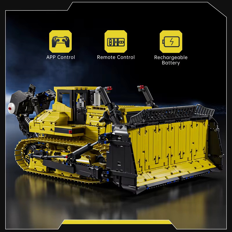 Mould King 17049 Technischer Auto-Baustein PR766 Bulldozer, ferngesteuert, ab 14 Jahren - Bild 2