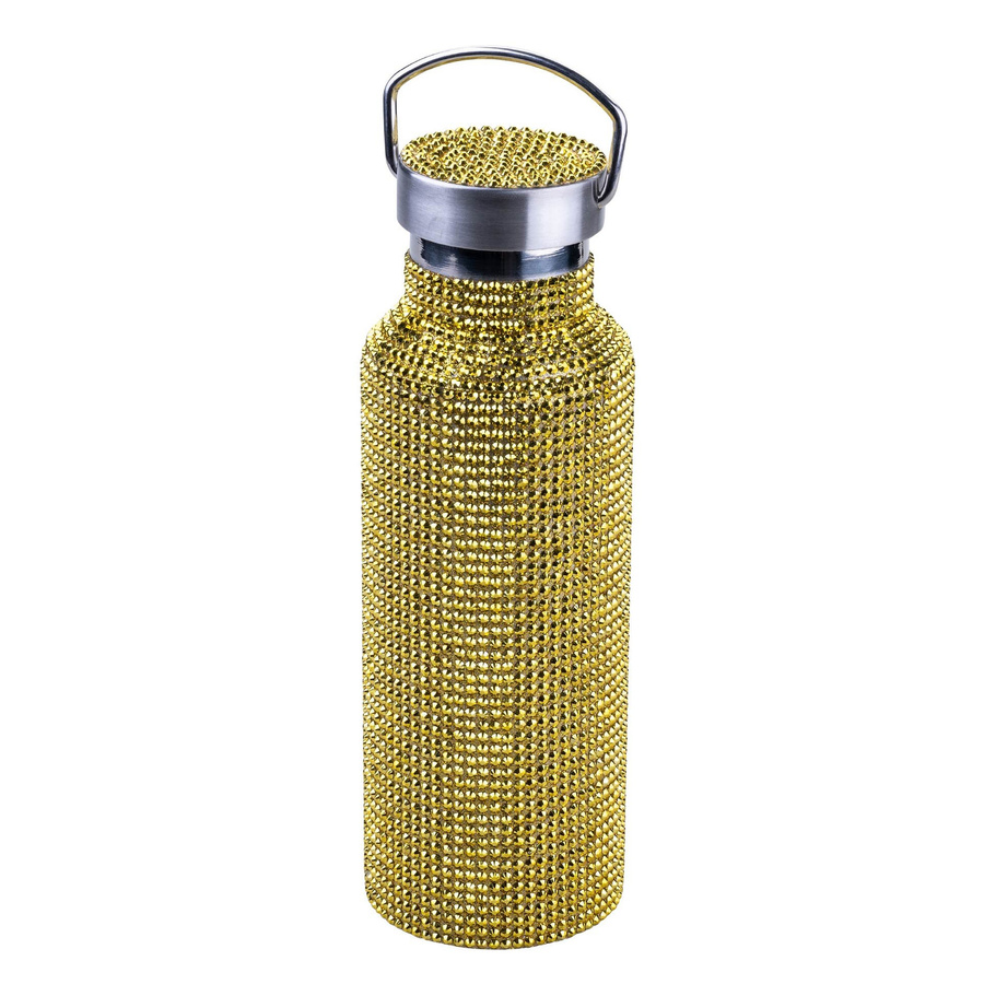 Paris Hilton Trinkflasche in Gold mit Strass, 500 ml - Bild 2