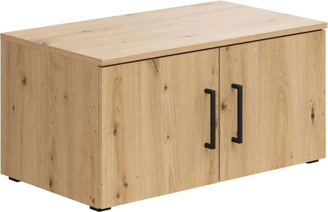 Mömax Aufsatzschrank Multistauraum Eiche Artisan, hängend oder stehend, Farbe Braun/Beige, B/T/H: 70 x 40 x 35 cm - Bild 1