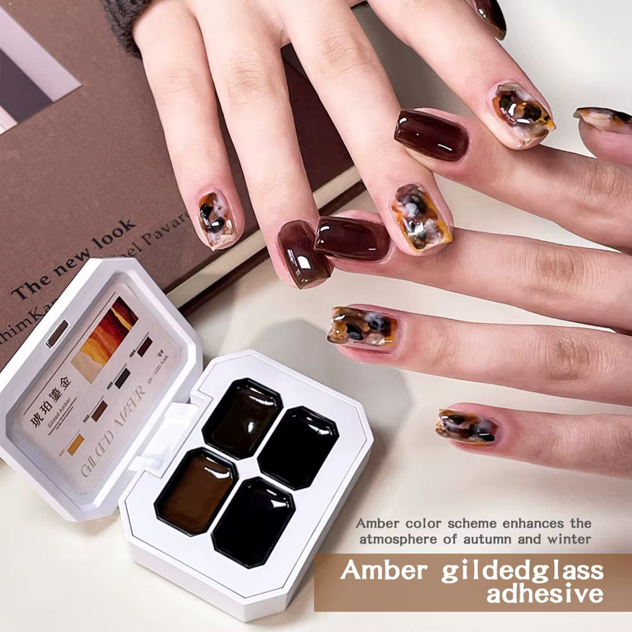 Kaniu Kunstgel, Amber Color Scheme, Glänzend - Bild 5