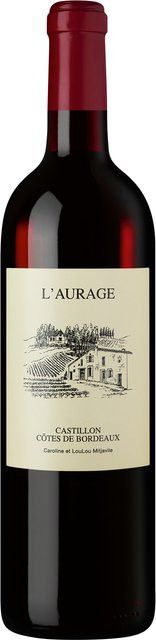 Domaine de L'Aurage Rotwein, Bordeaux, Cabernet Franc & Merlot, 2020, trocken, 0,75 l - Bild 1